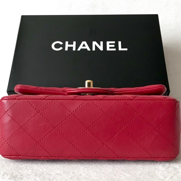 SOLD Chanel Lambskin Rectangular Mini Flap Bag - Picture 4 of 8